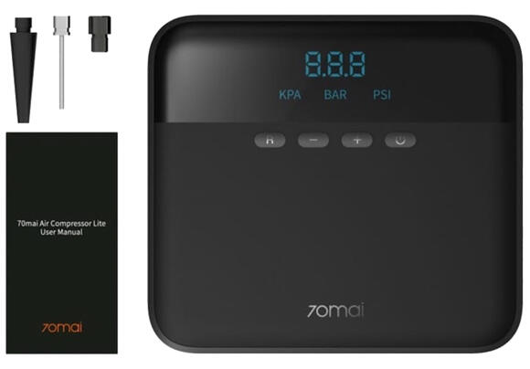 Автомобильный компрессор Xiaomi 70mai Air Midrive TP03 BHR5277GL Автомобильный компрессор Xiaomi 70mai Air Midrive TP03 BHR5277GL