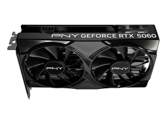 Видеокарта PNY GeForce RTX 5060 OC 8 Гб DUAL Видеокарта PNY GeForce RTX 5060 OC 8 Гб DUAL
