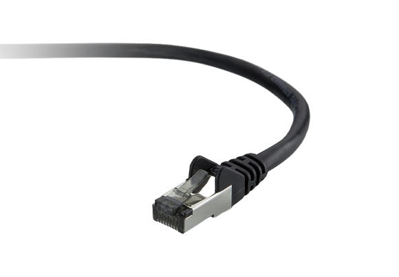 Патч-корд Belkin RJ-45 Cat6 10m Black A3L981BT10MBKHS