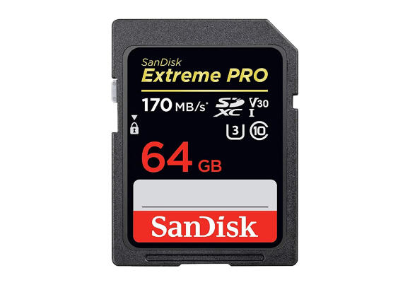 Карта памяти Sandisk Extreme Pro 64 ГБ SDSDXXY-064G-GN4IN