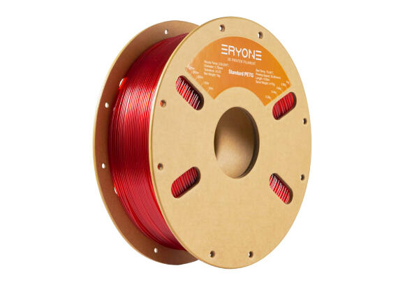 Филамент для 3D-принтера ERYONE 1.75 мм Standart PETG Прозрачный Красный (Transparent Red) Филамент для 3D-принтера ERYONE 1.75 мм Standart PETG Прозрачный Красный (Transparent Red)