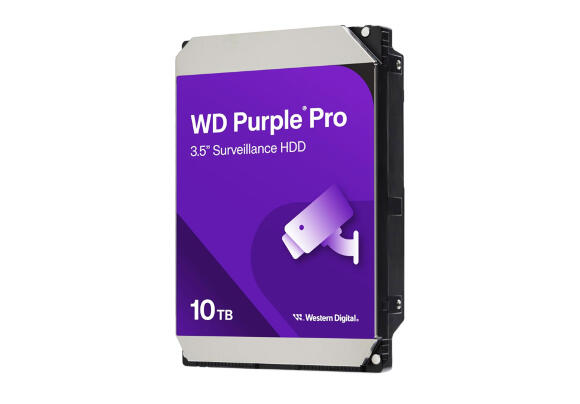 HDD WD Purple Pro 10 TБ 3.5" для интеллектуальных систем видеонаблюдения