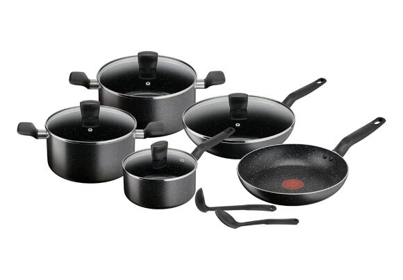 Набор посуды Tefal  DARK STONE (11 предметов)
