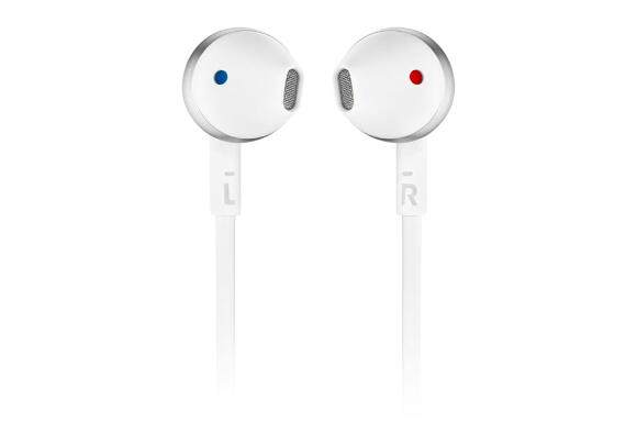 Наушники JBL Tune 205 Chrome-White Наушники JBL Tune 205 Chrome-White