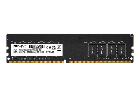 ОП для ПК PNY 8 ГБ DDR4-3200 МГц [MD8GSD43200-SI]
