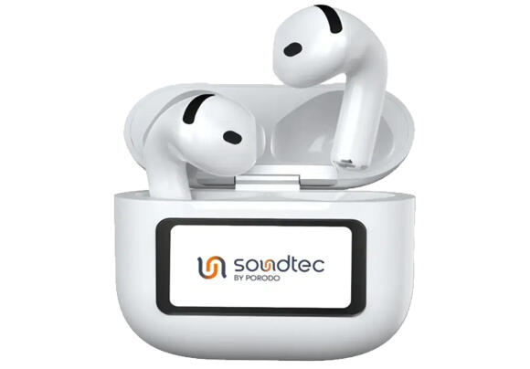 Наушники Porodo Soundtec Glimpse TWS PD-STWLEP040-WH Наушники Porodo Soundtec Glimpse TWS PD-STWLEP040-WH