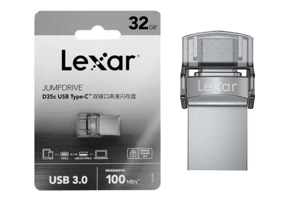 Накопитель USB Lexar 32Гб D35C 3.0/Type-C LexarD35C Накопитель USB Lexar 32Гб D35C 3.0/Type-C LexarD35C