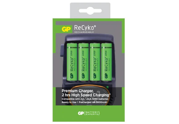 Зарядное устройство GP PB50 + 4 Батарейки AA GPPB50GSE270CA-2GBEA4 Зарядное устройство GP PB50 + 4 Батарейки AA GPPB50GSE270CA-2GBEA4