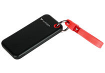 Портативный SSD Verbatim Pocket 1TB USB 3.2 Gen 2 Type-C Black/Red 32192