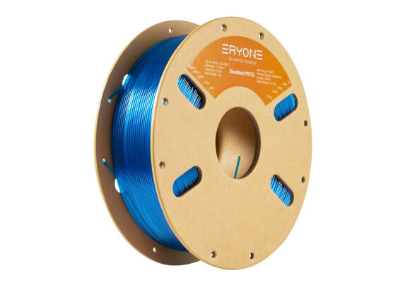 Филамент для 3D-принтера ERYONE 1.75 мм Standart PETG Прозрачный Синий (Transparent Blue) Филамент для 3D-принтера ERYONE 1.75 мм Standart PETG Прозрачный Синий (Transparent Blue)