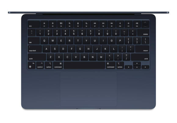 MacBook Air M4 13" 2025 16/256 ГБ (Midnight) [MW123HN/A]