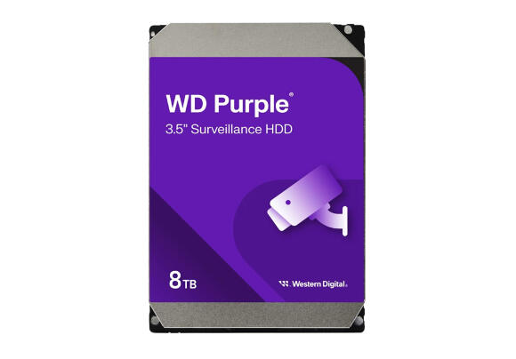 HDD WD Purple 8 TБ 3.5" для интеллектуальных систем видеонаблюдения