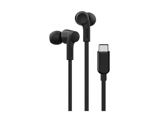 Наушники Belkin SoundForm with USB-C Connector (Black) Наушники Belkin SoundForm with USB-C Connector (Black)