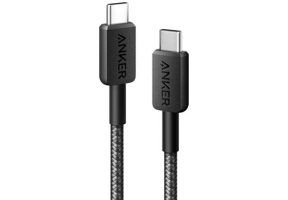 Кабель Anker 322 PowerLine USB-C to USB-C (A81F5H11) 0.9 М 