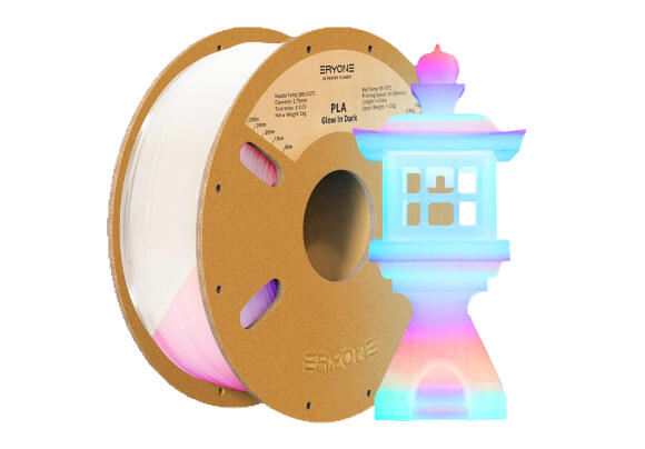 Филамент для 3D-принтера ERYONE 1.75 мм Luminous PLA Rainbow (Светящийся в темноте) Филамент для 3D-принтера ERYONE 1.75 мм Luminous PLA Rainbow (Светящийся в темноте)