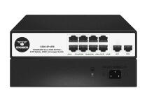10-и портовый - PoE сетевой коммутатор COMANDO E300 8GP+2SFP