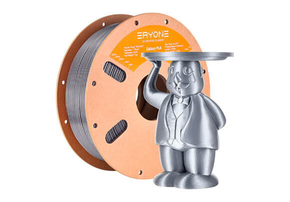 Филамент для 3D принтера Eryone Standard PLA 1.75мм 1 Кг (Silver)