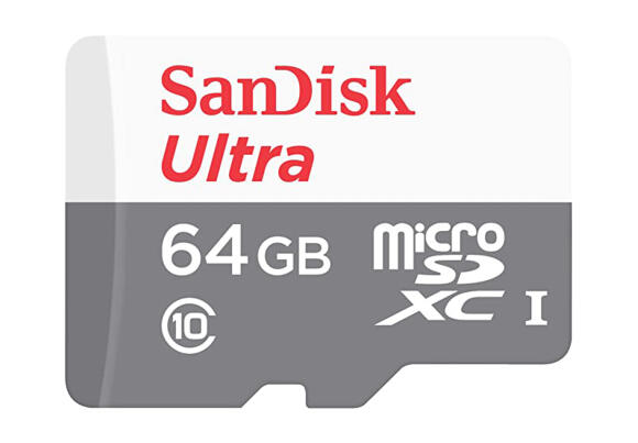 Карта памяти SanDisk Ultra UHS-I 64 ГБ SDSQUNR-064G-GN3MN MicroSD