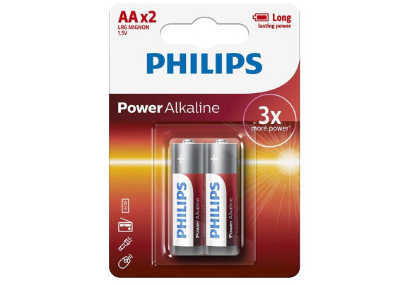 Батарейки Philips Power Alkaline  2xAA