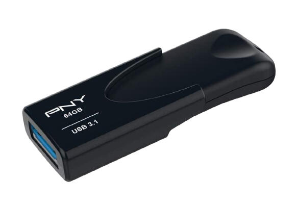 Накопитель USB PNY 64 Гб Attache 4 3.1 FD64GATT431KK-EF