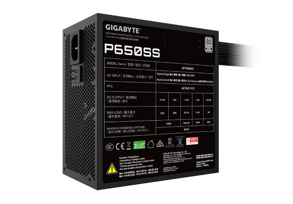 Блок питания для ПК Gigabyte 650 Вт [GP-P650SS]