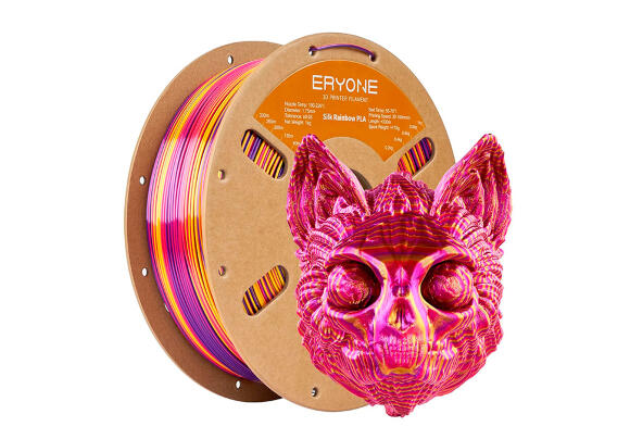 Филамент радужный шелковый для 3D принтера Eryone Rainbow Silk PLA Filament 1.75мм 1 кг (Inferno) Филамент радужный шелковый для 3D принтера Eryone Rainbow Silk PLA Filament 1.75мм 1 кг (Inferno)