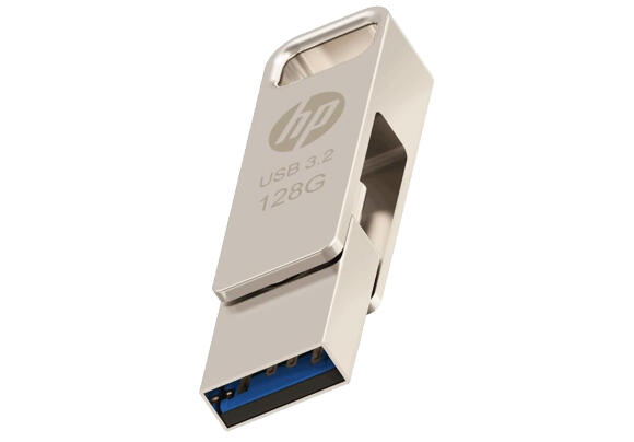 Накопитель USB HP x206c 128GB USB 3.2 USB Type-C и Type-A Накопитель USB HP x206c 128GB USB 3.2 USB Type-C и Type-A