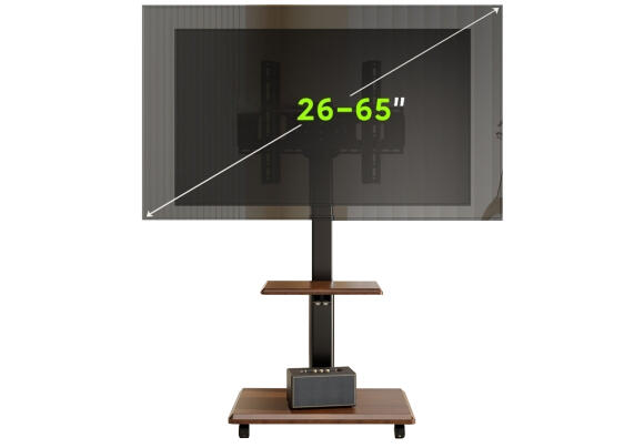 Напольная стойка для телевизора 26-65"Dark Wood