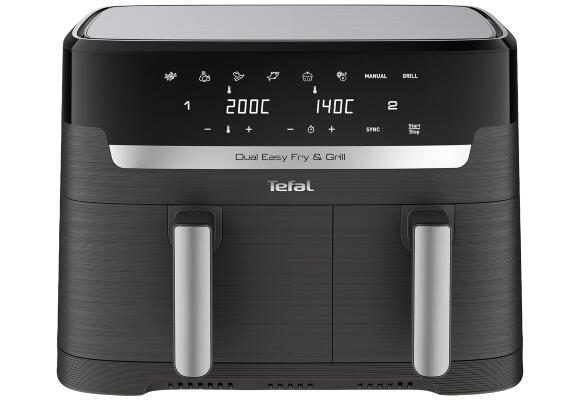 Аэрофритюр Tefal Dual Easy Fry & Grill EY905B