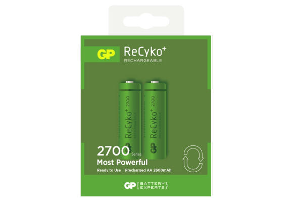 Батарея GP ReCyko+ AAx2 (перезаряжаемая) GP270AAHCE-2GBE2