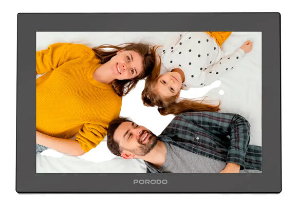 Смарт-рамка Porodo Pixelle 10.1" Smart Frame Mirror Glass Technology