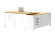 Офисный стол NOEL T2-DK18(16) светлый