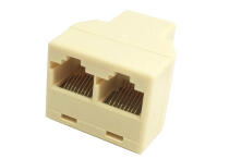 Соединитель RJ45 1 на 2 (Coopler) JR Соединитель RJ45 1 на 2 (Coopler) JR