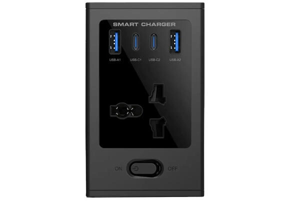 Сетевой разветвитель Porodo Universal GaN Multi-Port Cube PDUNS8430BK