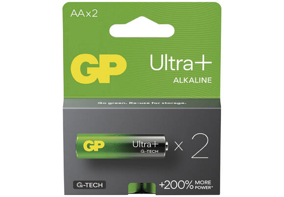 Батарея GP Ultra Plus Alkaline 2xAA GP15AUP-2UE2