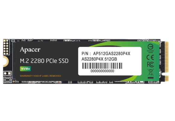 Накопитель SSD Apacer AS2280P4  512GB M.2 NVMe