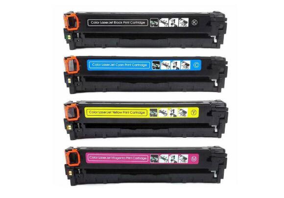 Картриджи HP 131A CF-210A/211A/212A/213A голубой, розовый, желтый, черный