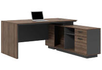 Офисный стол NOEL C-DD1816 Walnut Wood 