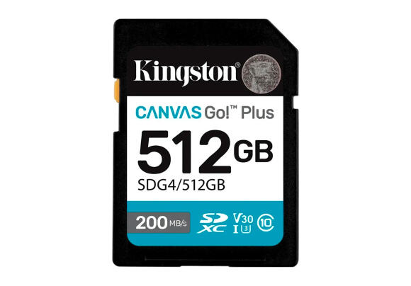 Карта памяти Kingston Canvas Go Plus SD 512GB Карта памяти Kingston Canvas Go Plus SD 512GB