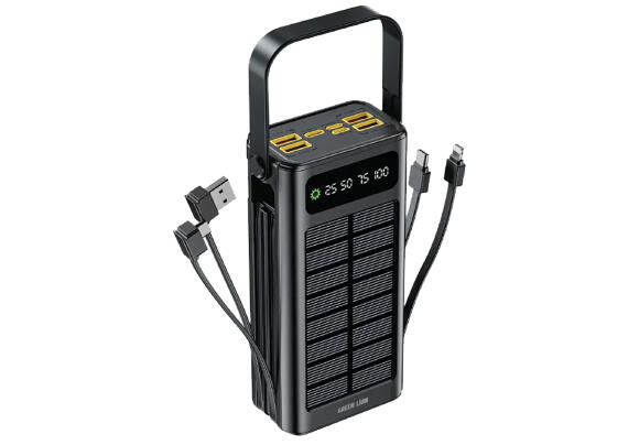 Power Bank Green Lion Solar X 30000mAh PD 20W GNSOL49PB30BK