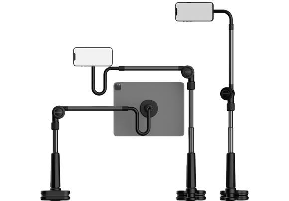 Магнитный держатель Porodo Lazy Man Stand Magnetic PD-LMGS92-BK