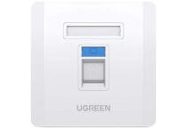 Сетевая розетка UGREEN NW144 RJ45/RJ11 80180