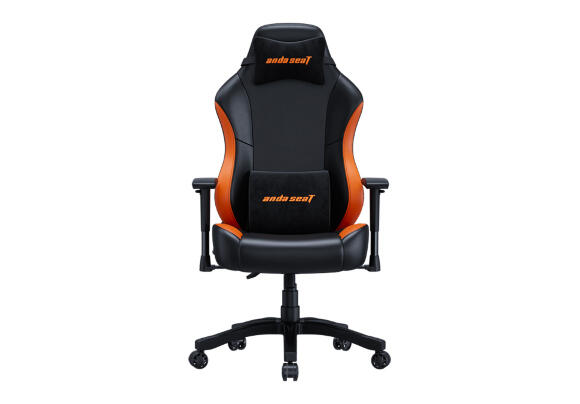 Кресло Anda Seat Luna L Black-orange AD18-48-BO-PV