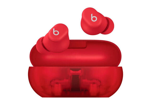 Наушники Beats Solo (Transparent Red) Наушники Beats Solo (Transparent Red)