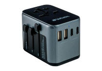 Адаптер Verbatim Universal Travel Adapter (PD, QC)