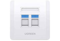 Сетевая розетка UGREEN NW144 RJ45/RJ11 80182
