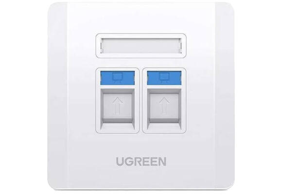 Сетевая розетка UGREEN NW144 RJ45/RJ11 80182 Сетевая розетка UGREEN NW144 RJ45/RJ11 80182