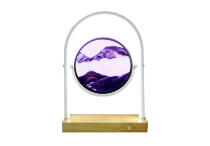 Ночник с песком и беспроводным ЗУ (White)