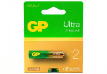 Батарея GP Ultra Alkaline 2xAAA GP24AU-2UE2