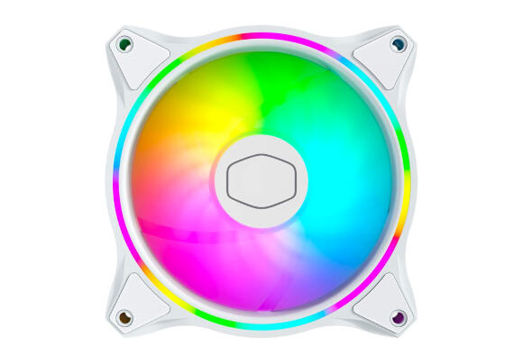 Кулер для корпуса Cooler Master MasterFan MF120 Halo 120мм (White+RGB)